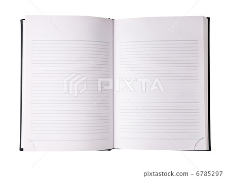 Blank notebook isolated on white Blank notebook isolated on white 6785297