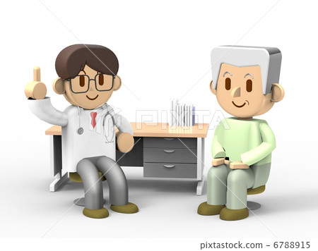 3D · Doctor and grandfather 6788915