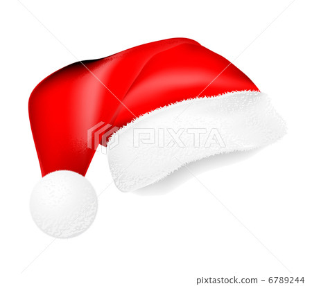 Red Santa Claus hat 6789244