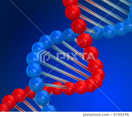 Dna 3d render Dna 3d render 6789246