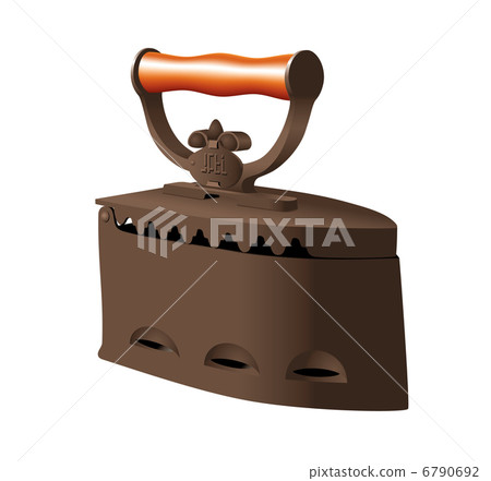 Retro iron - Stock Illustration [6790692] - PIXTA