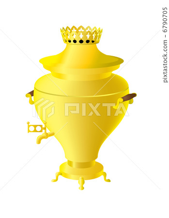 Russian traditional samovar 6790705