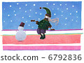 Snowman and women 6792836