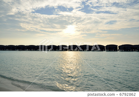 Twilight at the Maldives 6792862