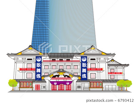 歌舞伎座建築 6793412