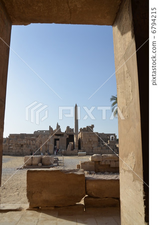 The fourth tower gate from the 3rd tower gate of the Temple of Karnak The fourth tower gate from the 3rd tower gate of the Temple of Karnak 6794215