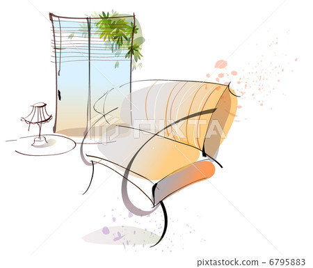 Living room interior Living room interior 6795883