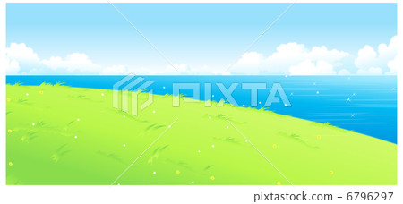 Lake and green landscape 6796297