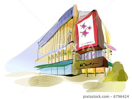 Luxury hotel exterior Luxury hotel exterior 6796424