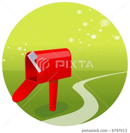 Empty Mailbox On Green Landscape 6797013