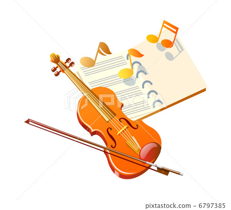 插图素材: vector icon violin 查看全部