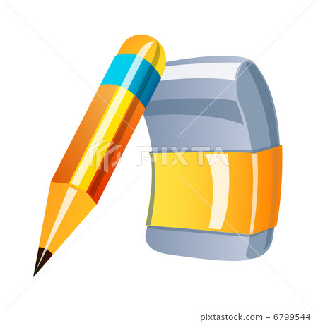 vector icon pencil and eraser 6799544