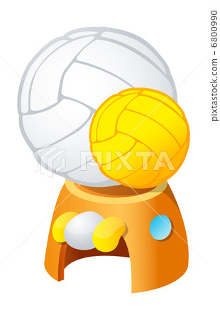 Vector icon volleyball 6800990