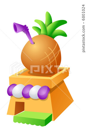 Vector icon pineapple 6801024