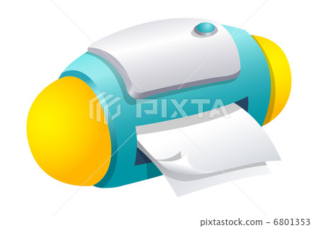 Vector icon printer 6801353