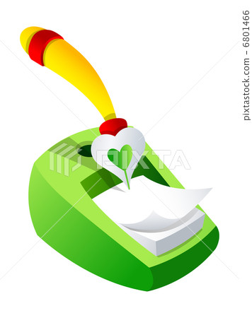 Vector icon memo and pen 6801466