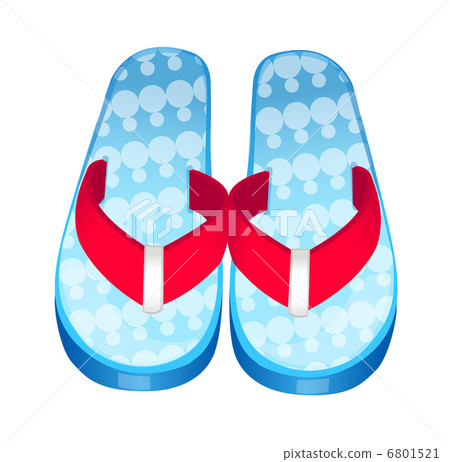 Vector icon slippers Vector icon slippers 6801521