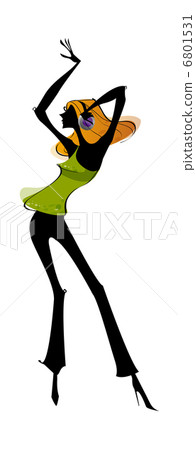 close-up of woman standing 6801531