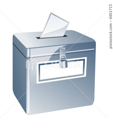 vector icon ballot box - Stock Illustration [6801715] - PIXTA