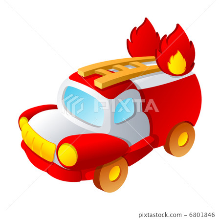 Vector icon fire engine 6801846
