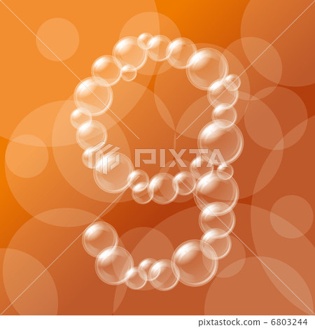 Transparent Bubbles Alphabet 35 Transparent Bubbles Alphabet 35 6803244