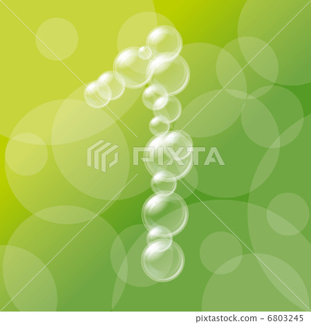 Transparent Bubbles Alphabet 27 6803245