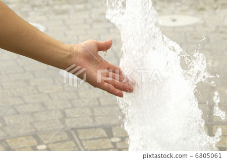 Hands and fountains 6805061