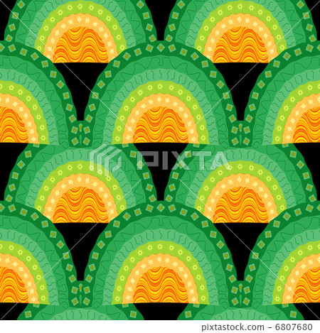 ornamental seamless waves pattern ornamental seamless waves pattern 6807680