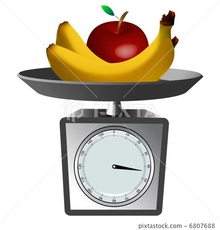 fruits and scale 6807688