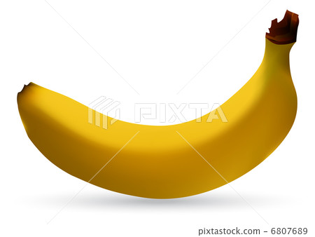 banana against white 6807689