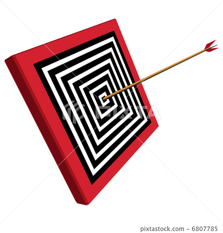 square target and arrow square target and arrow 6807785
