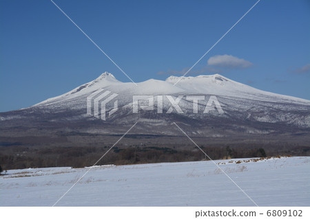 Midwinter 's Komagatake volcano 20130123 6809102