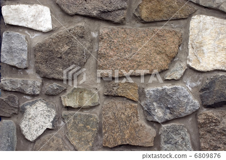 Stone wall. 6809876