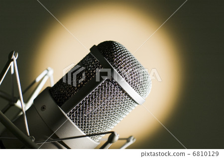 Microphone in studio. Microphone in studio. 6810129