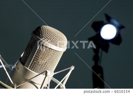 Microphone in studio. 6810154