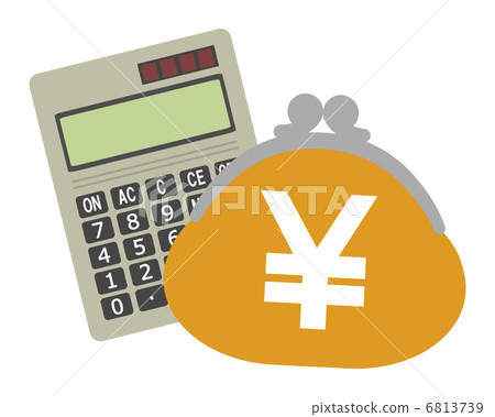 Wallet and calculator Wallet and calculator 6813739