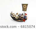 Seven Lucky God's treasure ship 6815074