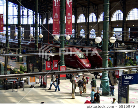 European railway station Limited express train Tarris terminus European railway station Limited express train Tarris terminus 6816979