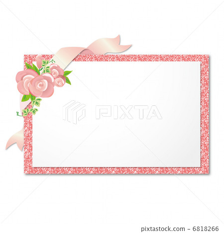 Message card rose - Stock Illustration [6818266] - PIXTA