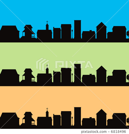 Silhouette of the street Silhouette of the street 6818496