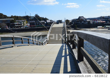 從右岸看到的“金泰橋”(山口縣岩國市岩國市) 從右岸看到的“金泰橋”(山口縣岩國市岩國市) 6818612