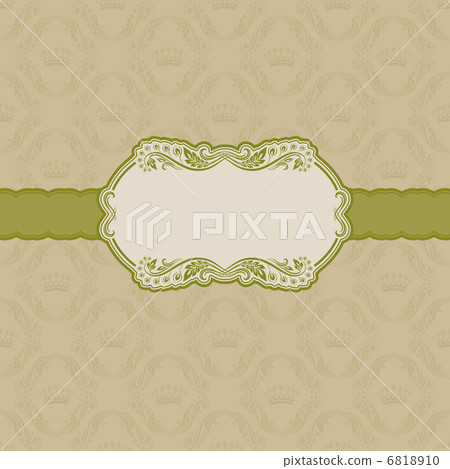 Template frame design for greeting card . 6818910