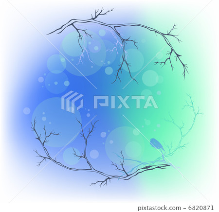 winter forest background with place for your text (EPS10) winter forest background with place for your text (EPS10) 6820871