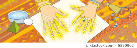 Extrasensory Individual Hand 6820962