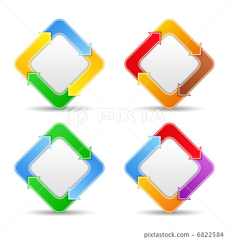 Buttons with arrows 6822584