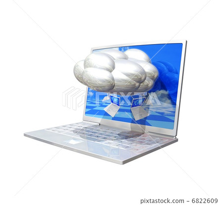 Computers and Clouds / Cloud Computing - Stock Illustration [6822609 ...
