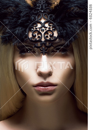 Romance. Close up Portrait of charming Woman. Victorian Style. Fantasy Romance. Close up Portrait of charming Woman. Victorian Style. Fantasy 6824886