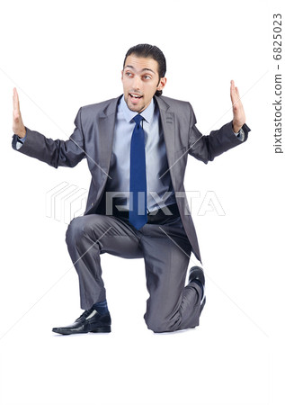 Businessman posing for conceptual photo Businessman posing for conceptual photo 6825023