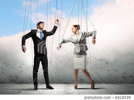 Puppet businesspeople 6828599
