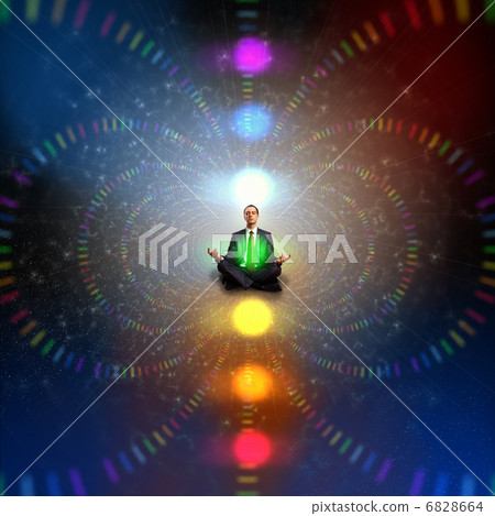 business man meditating 6828664